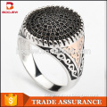 China factory direct sale new finger ring design 925 sterling silver jewelry gemstone man rings
